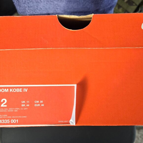 Nike Kobe IV 4 Protro Carpe Diem sz12 DS - Picture 6 of 7